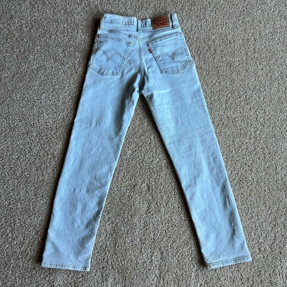 Levi's Light Blue Wedgie Straight Jeans